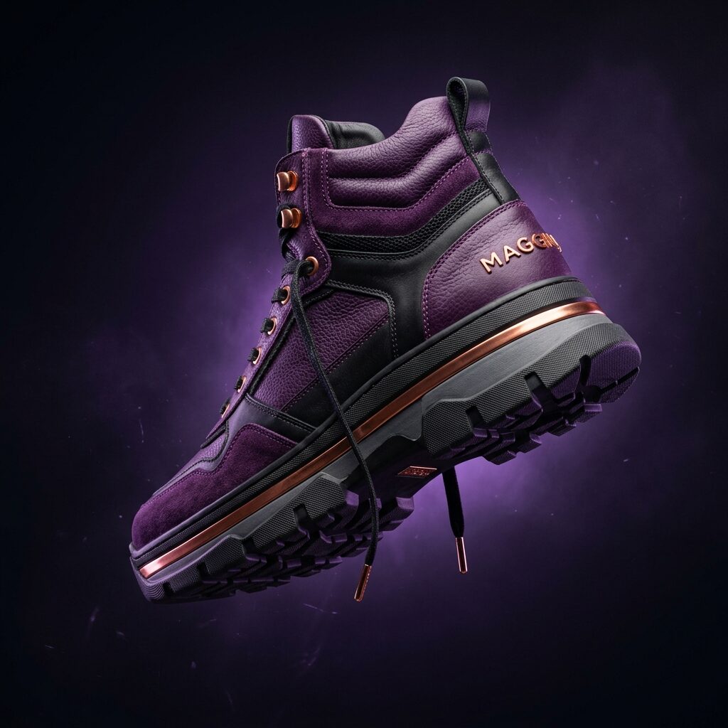 Sneaker High-Top Roxo Maggium