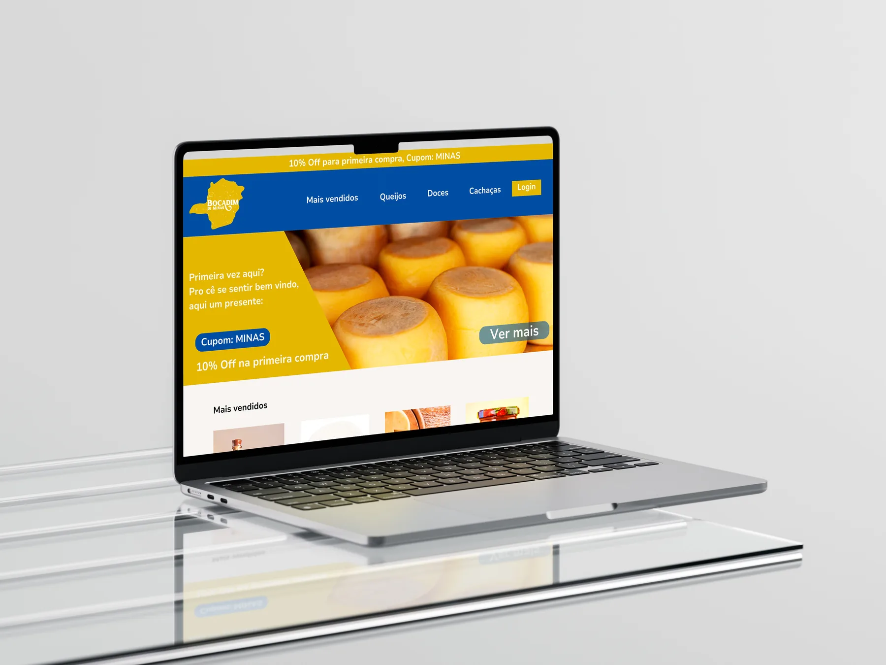 Bocadim Di Minas — aplicação de marca